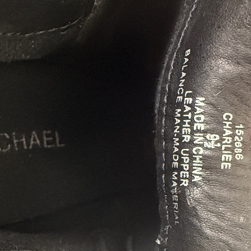 MICHAEL Michael Kors Black Suede Ankle Booties - Picture 5 of 6
